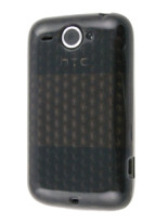 Силиконов гръб ТПУ кутийки и гланц за HTC WildFire G8 сив прозрачен